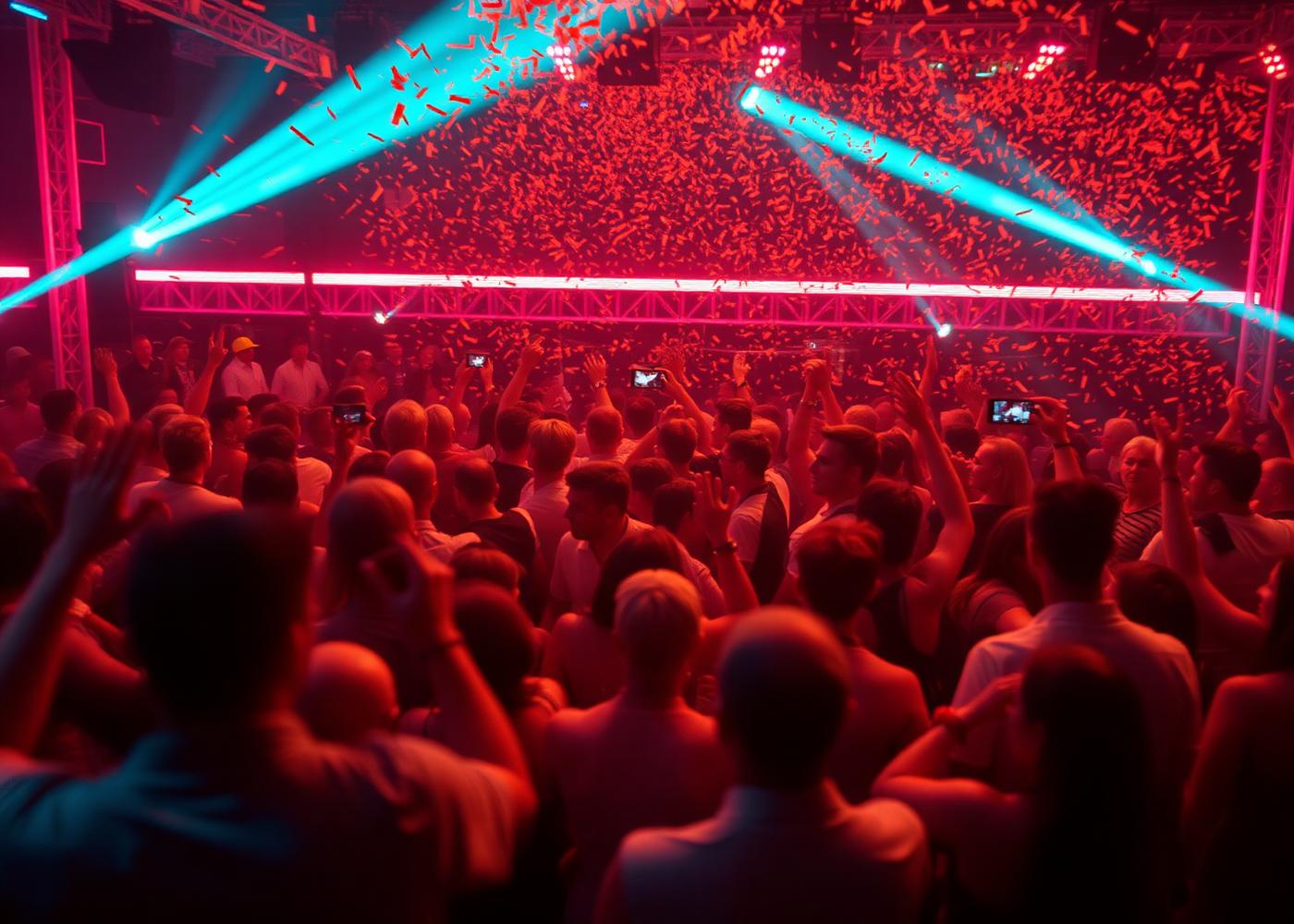 Corporate event crowd